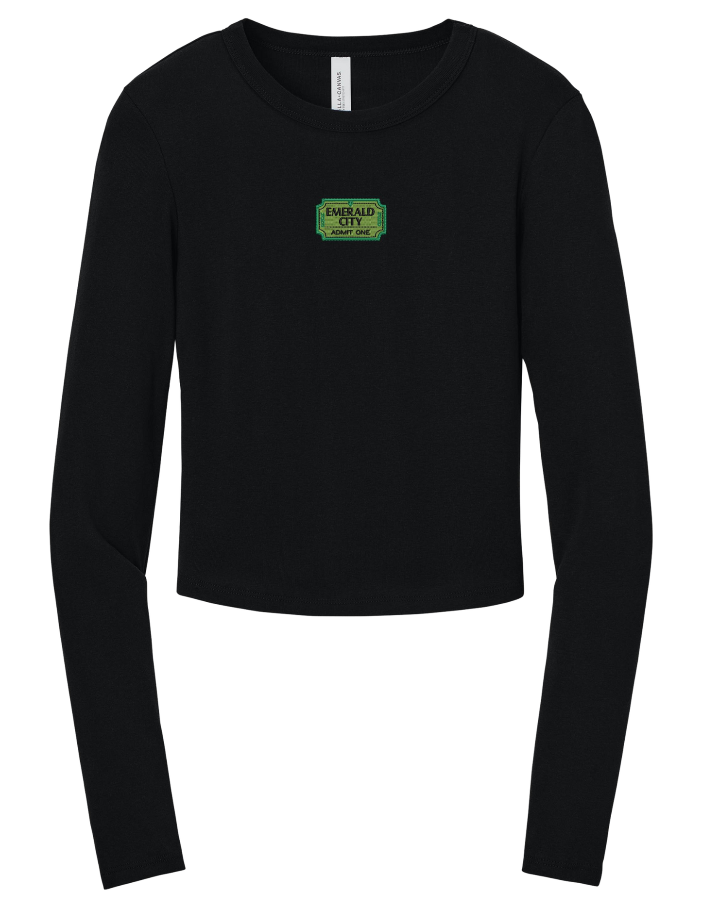 Emerald City Ticket Long Sleeve Baby Tee